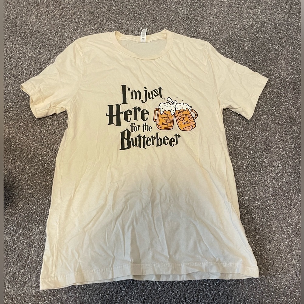 Unisex. Size Lg. Harry Potter. Cream Color. T-Shirt